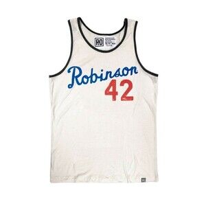 NWT XL Roots Of Fight Jackie Robinson TankTop Dodger Baseball #42